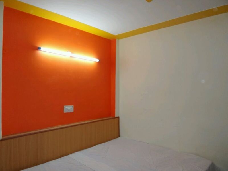 Description :
Contains:- 1 Bed Room + Hall + Kitchen
The building is Wi-Fi enabled so unlimited Internet access available • RO Purified drinking Water & Hygienic food from in-house kitchen served two times inside the room. Facilities: • Fully Furnished rooms • 24 hours water facility • Geyser • Furniture including bed Mattress, wardrobs • Study table chair • LCD TV • Fridge • AC (Air Condition) • intercom • Wifi Internet and cable connection• house keeping • Parking space • 24 Hours Security Guard • 100% Secure for girls.