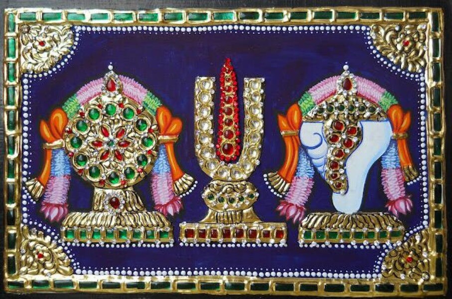 Sri Venkateswara Swamy Shanku Chakrallu.