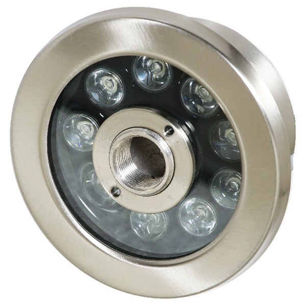 High quality nozzle mounted LED lights in Single colour and colour changing variants available. SS 304 make and ABS make Nozzle mounted lights with suitable power driver and RGB controller available.