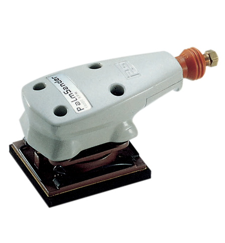 TPT-420 Palm Sander
Air Grip Random Orbital Palm Sander Body Sanding Automotive Tool 15000RPM. Random orbital action for swirl free finish tear drop handle for great control and easy to use.
Specifications:
Pad Size:75Ñ82(mm)
Paper Size:70Ñ114(mm)
Free Speed: 15,000 r.p.m
Air Inlet: 1/4¨
Air Pressure: 85 psi (6 kg/cm2)
Avg. Air Cons: 0.8 cfm(22.7 l/min)
Net Weight: 1.1 lbs(0.5 kg)
Orbital Diameter: Max 1.2 mm
Sound Level: 77 dBA