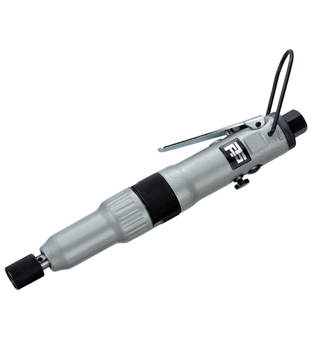 TPT-724
Designed for safe operation and increase comfort for operators, the air screwdrivers provide lower noise decibels than comparative pneumatic screwdrivers as well as minimal vibration and low torque reaction on the operator.
Specifications:
Bolt Capacity: 5/32¨(Ø4mm)
Net Weight:1.34 lbs(0.61kg)
Length: 9.25
