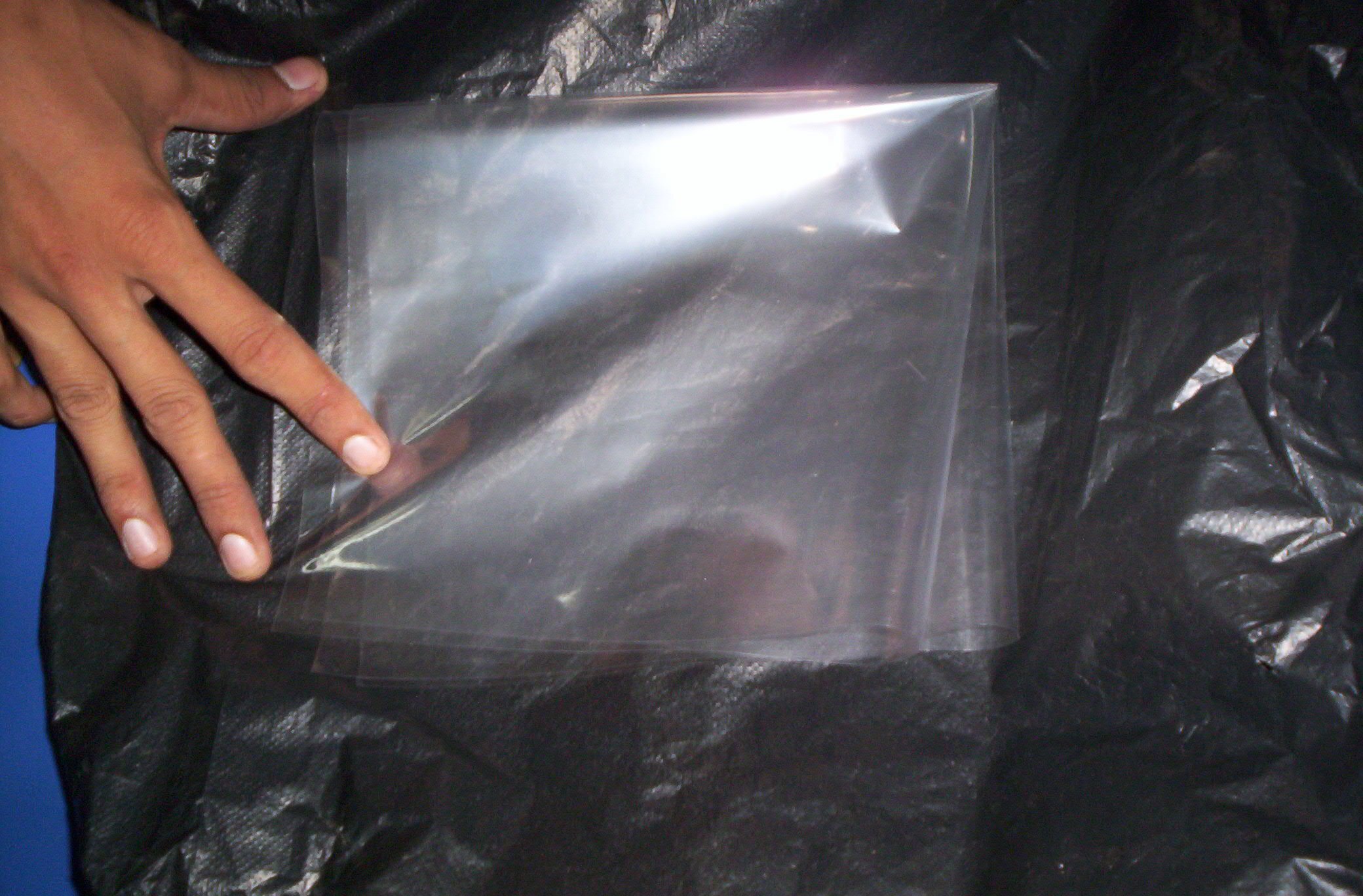 stamp making plastic roll