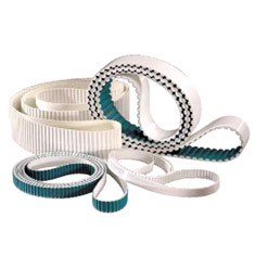 We are placed amongst the renowned manufacturers, exporters and suppliers of a comprehensive range of Timing Belts. These belts have a wound endless construction and are made to custom lengths ranging from 1.5 to 13.5 meters. Manufactured in an endless form for greater strength and longer life compared to spliced (welded belts), these belts are ideal for power transmission and high tension applications. Steel reinforced urethane construction for improved durability, these Timing Belts are offered at the most reasonable price to the clients.
Features:
Excellent abrasion and chemical resistance
Exceptional strength
Low stretch
Superior flex-fatigue properties