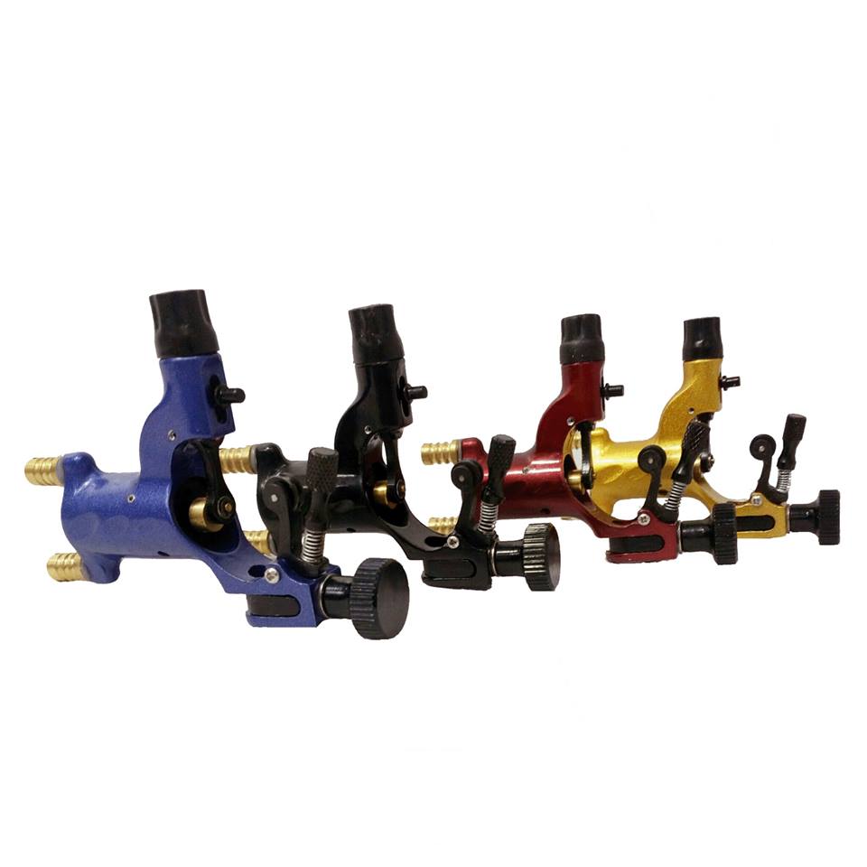 We are proud to present the evolution of the Dragonfly machine. The X2 model is the sum of our experience from building machines during the years and has led to several improvements.
1. New Swiss X2 motor.
2. Adjustable stroke lengths.
3. Easy to convert between standard and cartridge needles.
4. More stable give adjustment.
5. Higher precision and finish.
We are proud to present the evolution of the Dragonfly machine. The X2 model is the sum of our experience from building machines during the years and has led to several improvements.
1. New Swiss X2 motor. Exclusive for the X2 models. Hi-performance motor with 6W mechanical output. High energy efficiency (86%). Optimal for battery operation with the RPS-600. Runs all type of standard and cartridge needles*.
2. Adjustable stroke lengths. Choose between three stroke lengths. 2.6mm, 3.7mm and 4.5mm with the same eccenter. Loosen one screw and twist the eccenter pin for the desired stroke length.
3. Easy to convert between standard and cartridge needles. When using cartridges the Stay up spring must be removed to prevent strain on the motor and to function properly. The X2 version has a lid in the frame that allows quick access to the Stay up spring. Easy to remove and insert when choosing between standard and cartridge needles.
4. More stable give adjustment. New Cap with built in damper prevents clatter and excessive noise when using the softer give settings. Allows to use the whole 3 turns adjustment efficiently and without clatter.
5. Higher precision and finish. The X2 models have several improvements regarding component materials and precision
Core benefits
• Lightweight (80 grams)
• Silent
• Low vibrating
• Ergonomic
• Don’t need rubberbands
• Adjustable hitting force
• Adjustable stroke length
• Accepts standard grips, tubes and needles
• Compatible with cartridge needles
• Both clipcord & RCA connections
• Works with most power supplies 0-13V
• Normally stops in upper position
• No moving components in contact with plastic barrier
• High durability
• Wireless ready for RPS-600
Specifications
Input voltage:
0 - 13 volt DC (max. 13 volt DC)
Power connections:
RCA or clipcord (max. clipcord end diam Ø1,6 mm)
Rpm range Stitches / sec:
0 - 8 000 rpm / min 0 - 130 / sec
Stroke length:
2.6, 3.7 and 4.5 mm Adjustable
Suspension stroke:
0 - 2 mm
Max. tube diam:
Ø8 mm
Max. needle size:
50 magnum
Weight:
80 grams
Wireless ready:
Yes
Dimensions LxBxH:
90 x 21 x 77 mm