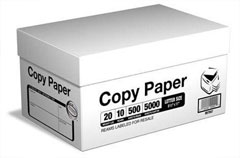 Copier Paper, printing paper, fax paper,A4 paper, office paper, photo paper
Usually a lightweight paper that is used in copy machines also known as reprographic paper, copier paper, dual-purpose, or xerographic paper. It's generally thin with a small amount of transparency. Mainly used in copying, typing, plain paper faxes & general stationery.