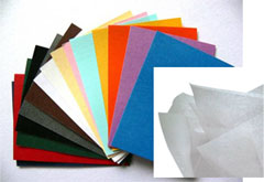 Filter Paper , Tissue Paper , Fancy Papers
Filter papes are comprised primarily of glass microfibers and are produced with a wet laid process similar to those used for the production of paper. Filter paper is a semi-permeable paper barrier placed perpendicular to a liquid or air flow. It is used to separate fine solids from liquids or air. It's an ideal filter media to produce air filters, oil filters, coffee filters, tea bags & laboratory filters . Tissue paper is a lightweight paper or, light crêpe paper. Mainly used in making facial tissues, paper towels, wrapping tissue, toilet tissue & toilet towels. Fancy papers are used in labels, posters and other decorative applications.