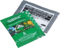 GIBRA
Gibberellic Acid Technical
A product useful for plant cell multiplication and elongation
Excellent yield enhancer, if applied at fruit initiation time
Giberellic acid 90% Technical Plant Growth Regulator
Spray Dosages
1 gm in 50-100 litre water