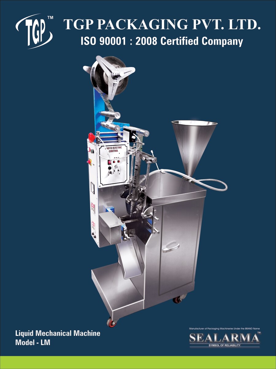 Packaging Items
Any type of non free flow liquid products like PICKLES, JELLY, SOUCES, SHAMPOO, LIQUID SOAP etc.
Technical Specification
Out Put - 40 - 80 BPM
Filling Capacity - 50 ml - 200 ml
Filling Type - Gravity Filler
Sealing Type - Fin Seal 3 SIDE / 4 SIDE
Packaging Materials - LAMINATER
Machine Weights - 250 - 350 kg (APRO
