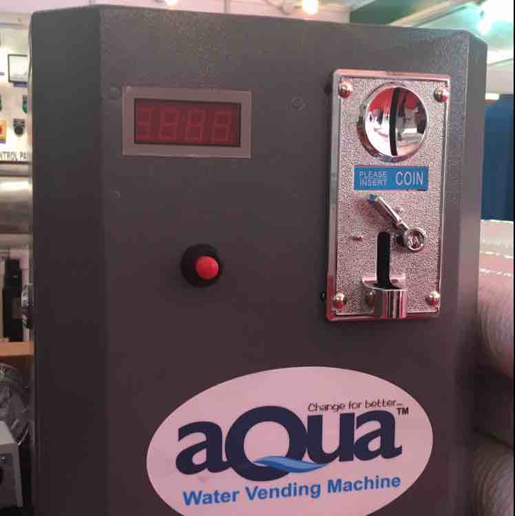 Coin operated water vending system