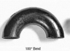 SEAMLESS BUTT WELD RETURN BEND /180 DEG BENDSIZES : 1/2