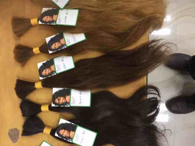 Bulk hair without any sewing in all colours in bleached format available for you to make your own plaiting or own wigs or frontals or closures. You can use them as your raw materials. We bleach and supply in raw bulk hair format! INDIAN human Remy hair is supplied in bleached coloured form! Prices per kilo or 100 GMS on request to : sales@allurepremiumhair.com