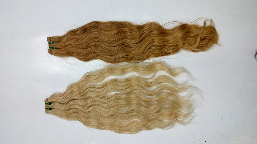 we can make any colours from our new technology of slow bleaching. colours like 2,4,6,8,10,12,27,613,60 are being made and wefted with 3 headed machines. Best Korean glue is used for avoiding shedding. price quoted here is for 10