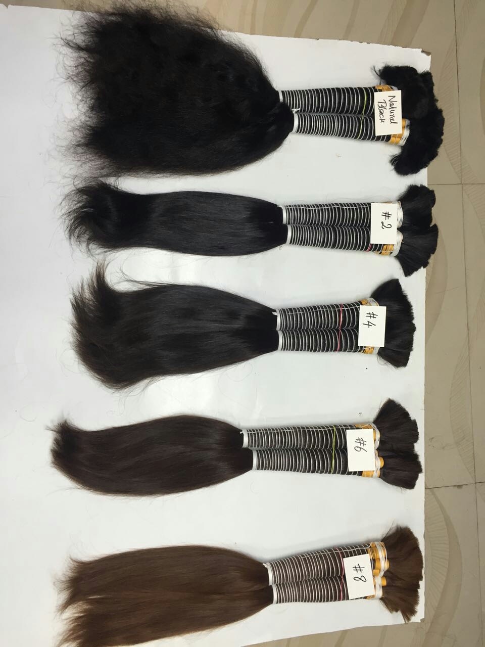 Bulk unprocessed Indian Virgin Hair for multiple use! Can be used as Raw material for wig making! closure making, machine weft making Hand weft making, keratin Glue making! Plaiting along with your existing hair to increase volume of your own hair! or your client's hair!