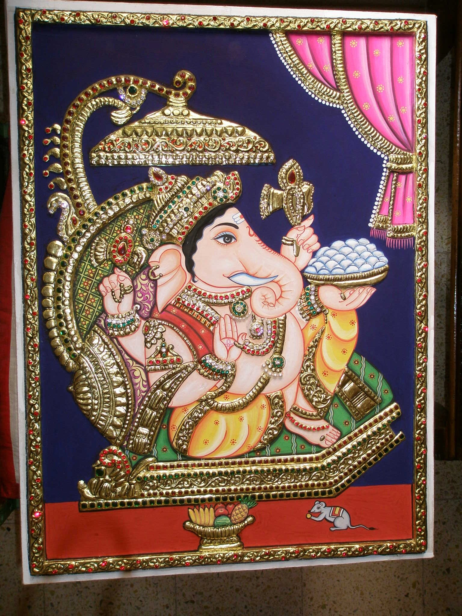 The name Ganesha is a Sanskrit compound, joining the words gana (gaṇa), meaning a group, multitude, or categorical system and isha (īśa), meaning lord or master.