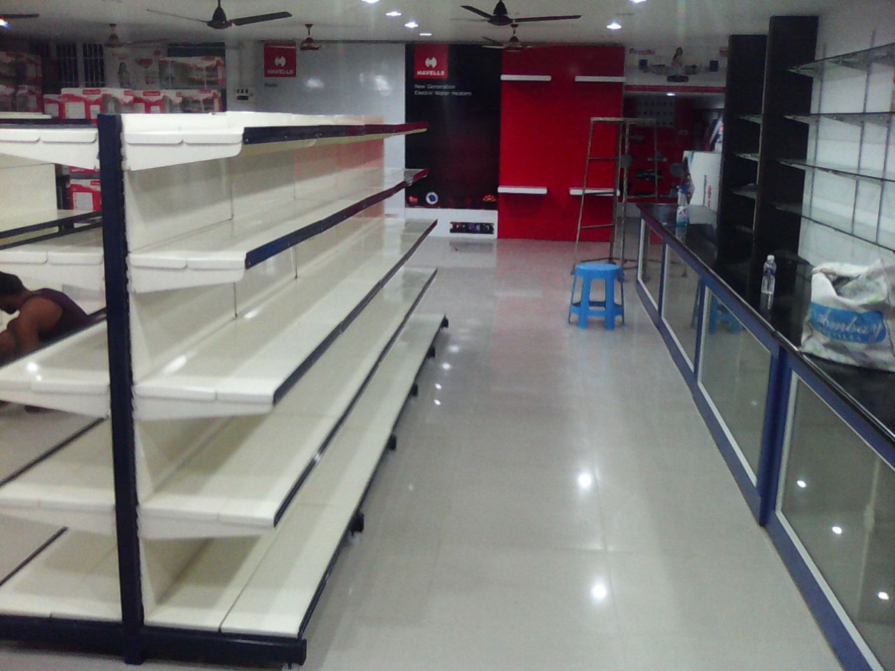 Supermarket racks are manufactures as per the customer requirement.
