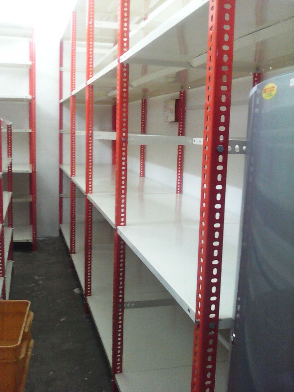Slotted angle and Panels are manufactured for storage purposes and we have all sizes available.