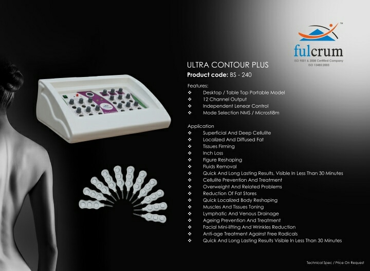 Ultra Contour Plus has 24 pads which is used for muscle stimulation