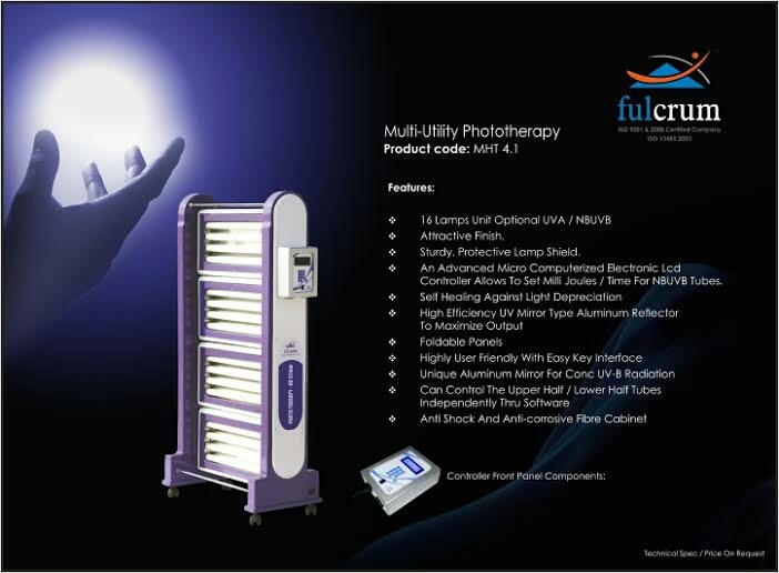 We have 16 UV B lamp Phototherapy unit with control box