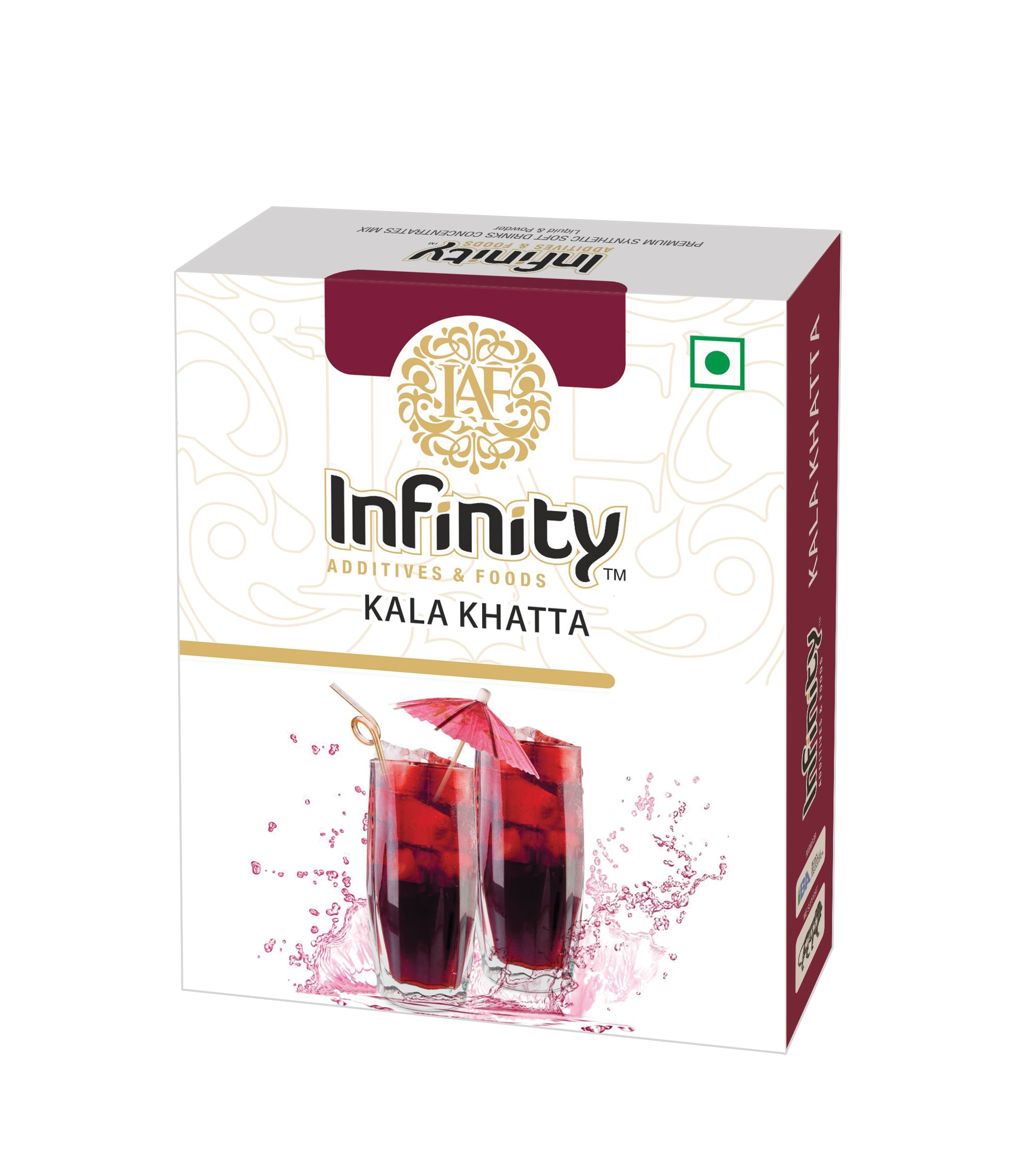INFINITY ADDITIVES & FOOD`s is manufacturer and supplier a Premium Quality of KALA KATTA ( concentrate flavours ) for soft drinks and Beverages.
With a young and dynamic team, we are offering our customers an experience of lifetime which we call as
