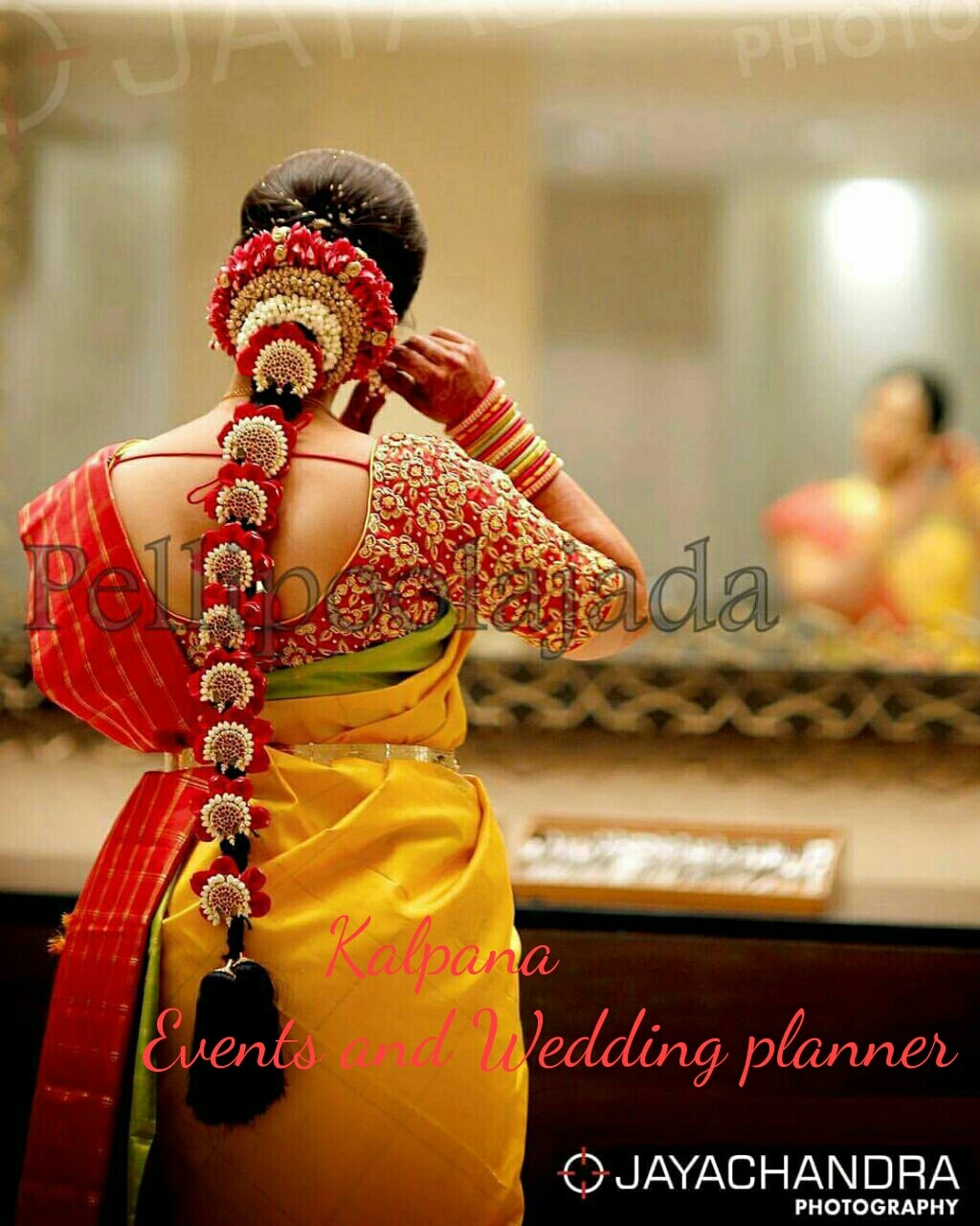poola Jada for wedding, engagement, Half saree function...