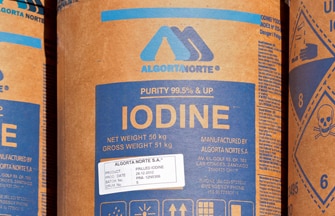 Iodine readily absorbs x-rays and is used as a contrasting agent in medical x-ray imaging. Iodine is also present in many pharmaceuticals and antimicrobial agents.
Iodine is Available in 50kg Drum Packing.
For Price Trend and Updates Click Here http://chiragorgochem.com/pages/PriceUpdatesITrendsINewsforChemicalCommodities/58568f58c01ff40a2cc1ace4