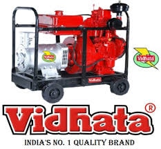 vidhata generator 3kva air cooled single phase handle start on wheel