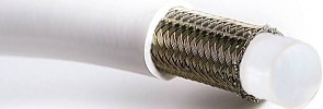 HiPoTeff is PTFE tubing covered with SS 304 braid reinforcement having outer layer of Platinum grade silicone. HiPoTeff is having capacity to withstand high pressure along with greater chemical resistance. The product is having ultra smooth bore which enhances superior flow properties & least adhesion to particulates. The outer layer of Silicone cover acts as insulation to high temperature and keeps outer surfaces dust free.