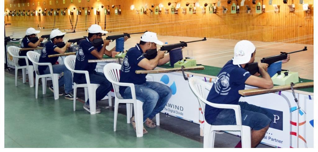 Foundation Course (Air Weapon): Duration 1 Month.
This program is aimed at the beginners. Especially for those who have never touched a weapon before. First Shot is
conducted on open sight Air Rifles and all the fundamentals of shooting like the safety rules,
parts of the weapon, correct breathing, aiming, triggering techniques etc are covered in this program. The
student is given theoretical and practical knowledge about the shooting sport and made to practice on the
10 mtr range with a inter batch match at the end of the program. The students are also given a workbook
along with a GFG T Shirt and a cap as a part of the welcome kit. The student is also introduced to the SCATT
SIMULATORS.
1. Introduction of Sport of Shooting.
2. The conceptualization of the course has been entirely done by our foreign
coaches having an experience of 40 years with 10 different countries.
3. Specialized training has been provided to each coach to deliver the
program as per the designed elements.
4. All Students are trained at the state of the art Olympic Facility Shooting
range.
5. All basic techniques of Shooting covered.
