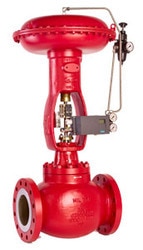 Extended body construction: This ensures that stuffing box is as far away as possible from the fluid flow area so as to prevent freezing of the packing.
Zig - Zag flow path: Minimizes body size to reduce heat in-leak thus preventing loss of energy from the fluid.
Heavy guided extended tubular plug: The plug is guided heavily along the body wall close to the seating area ensuring plug stability despite the extended plug. Tubular construction again minimizes heat in-leak