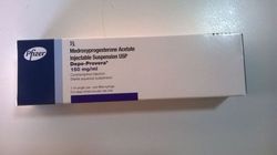 Depo-Provera (medroxyprogesterone injection ) a contraceptive injection for women an injection once every three months suppresses ovulation, keeping your ovaries from releasing an egg