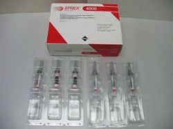Minimum Order Quantity 120 Piece
Dose As per prescription
Usage Commercial, Clinical, Hospital, Personal, Pharmacy Drop Shipper & Medicine Drop Shipper
Packaging Size 40000 IU x 1 mL x 1ml
Packaging Type Injection
EPREX (Erythropoietin) haematopoetic agent for treating Anaemia related to non-myeloid malignant disease chemotherapy ,indicated in adults receiving chemotherapy for solid tumours, malignant lymphoma or multiple myeloma