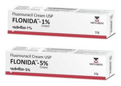 Minimum Order Quantity 120 Piece
Categories Allopathic
Type Of Skin Ointment Inorganic Chemicals
Area Of Application Face
Uses Skin Problems
Packing Size 10 g
FLONIDA 5%(fluorouracil)cream is recommended for the topical treatment of multiple actinic or solar keratoses also useful in the treatment of superficial basal cell carcinomas when conventional methods are failuer, such as with multiple lesions or difficult treatment sites.
