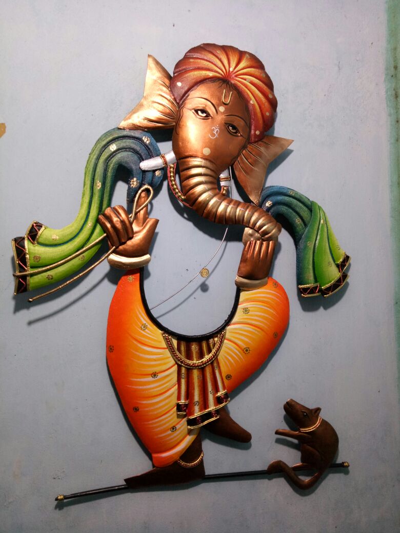 ganesha wall hanging on mouse