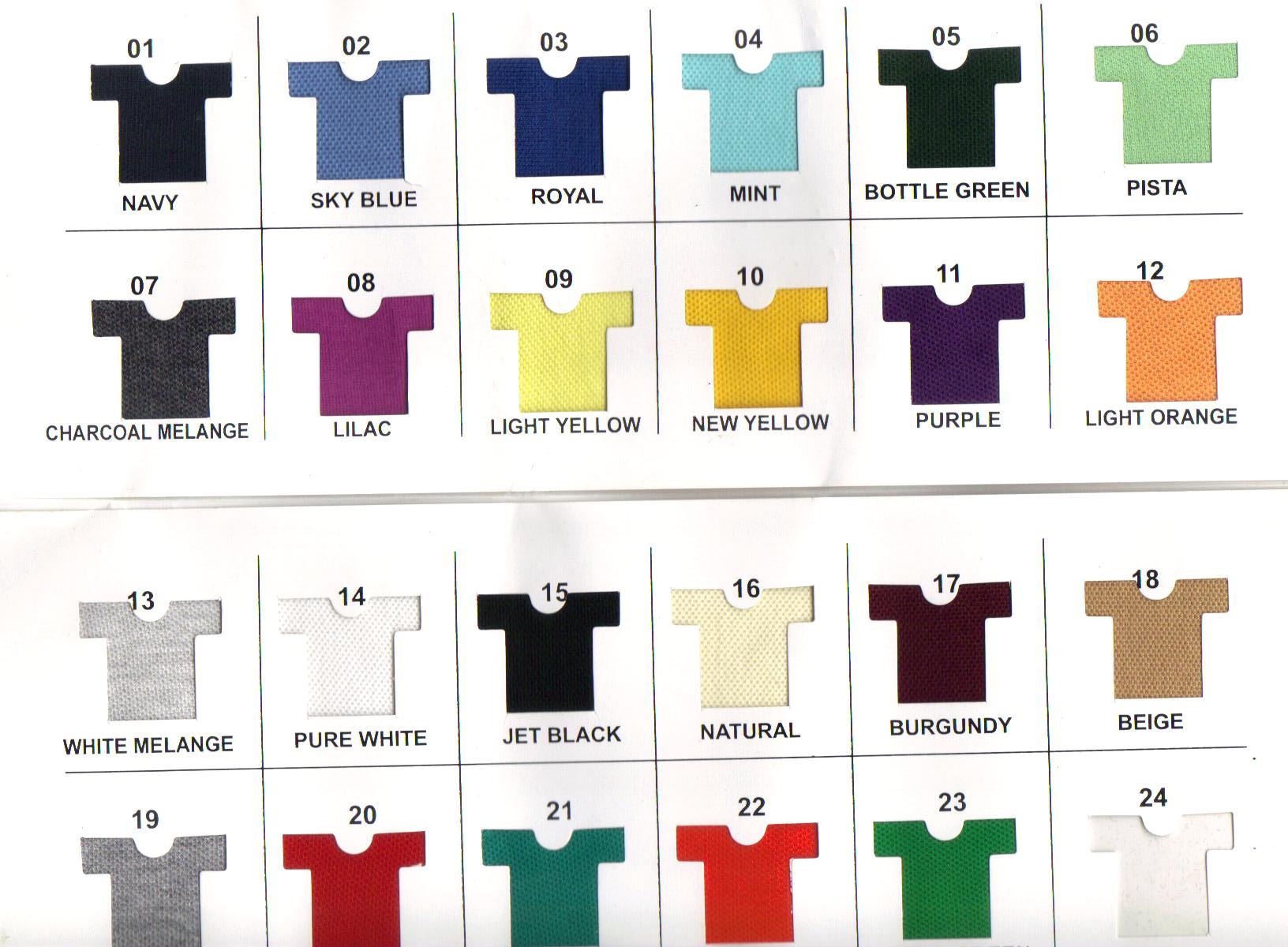 Topaz Knit Fashions are Manufacturer of Customized Corporate Event Promotional Tshirt with Sublimation Print, Plastisal Printing and Embroidery Logo Design Making any quantity and Colours Round neck V-Neck Collar Polo T-Shirts