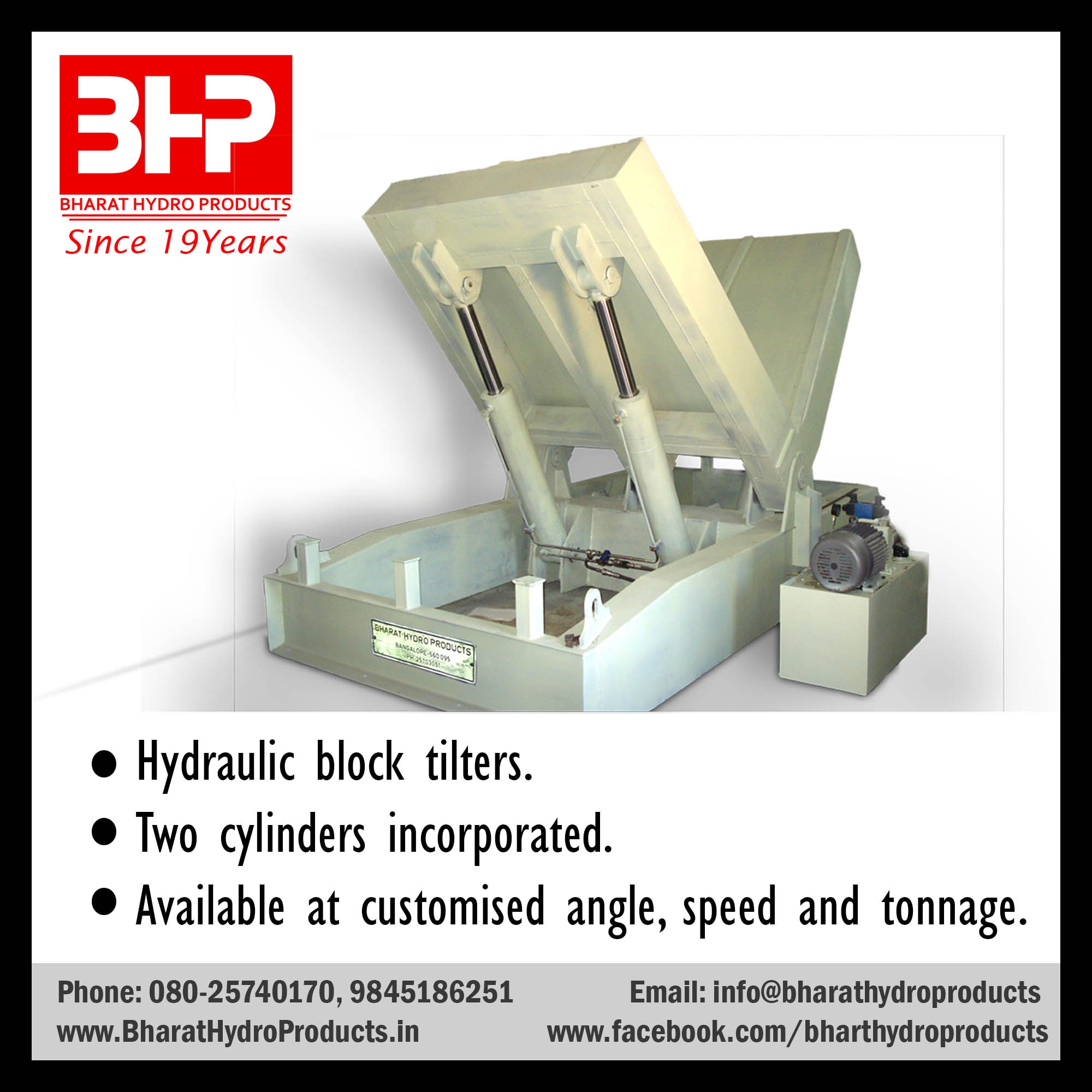 Ø Hydraulic Block Tilter manufactured in Bangalore
Hydraulic Block Tilters are capable of handling Stone/granite blocks weighing up to 60ton – 100ton in the stone industries you need to tilt the block in order to cut it, That’s where the hydraulic block tilters come into play.
These heavy duty jobs are handled with ease using the hydraulic power and saves ample lot time and labor work.
#Granites #Marbles #Stones #Hydraulic #equipment #manufacturer #BlockTilter #Stonetilter #Tilter #bangalore