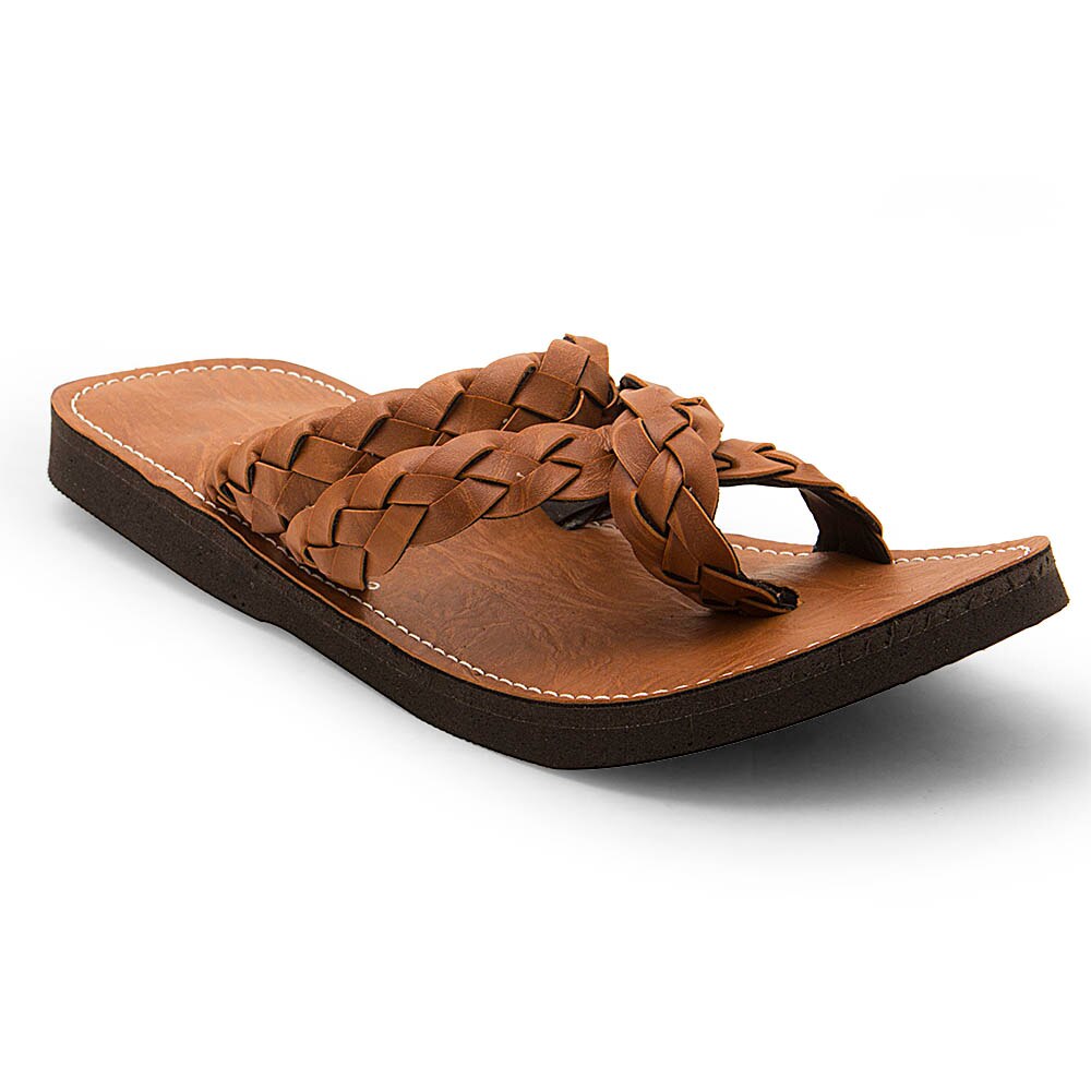 Men Ethnic Silsila Design Fancy Tan Mojari Chappal 202 in Jaipur, India  from Little India