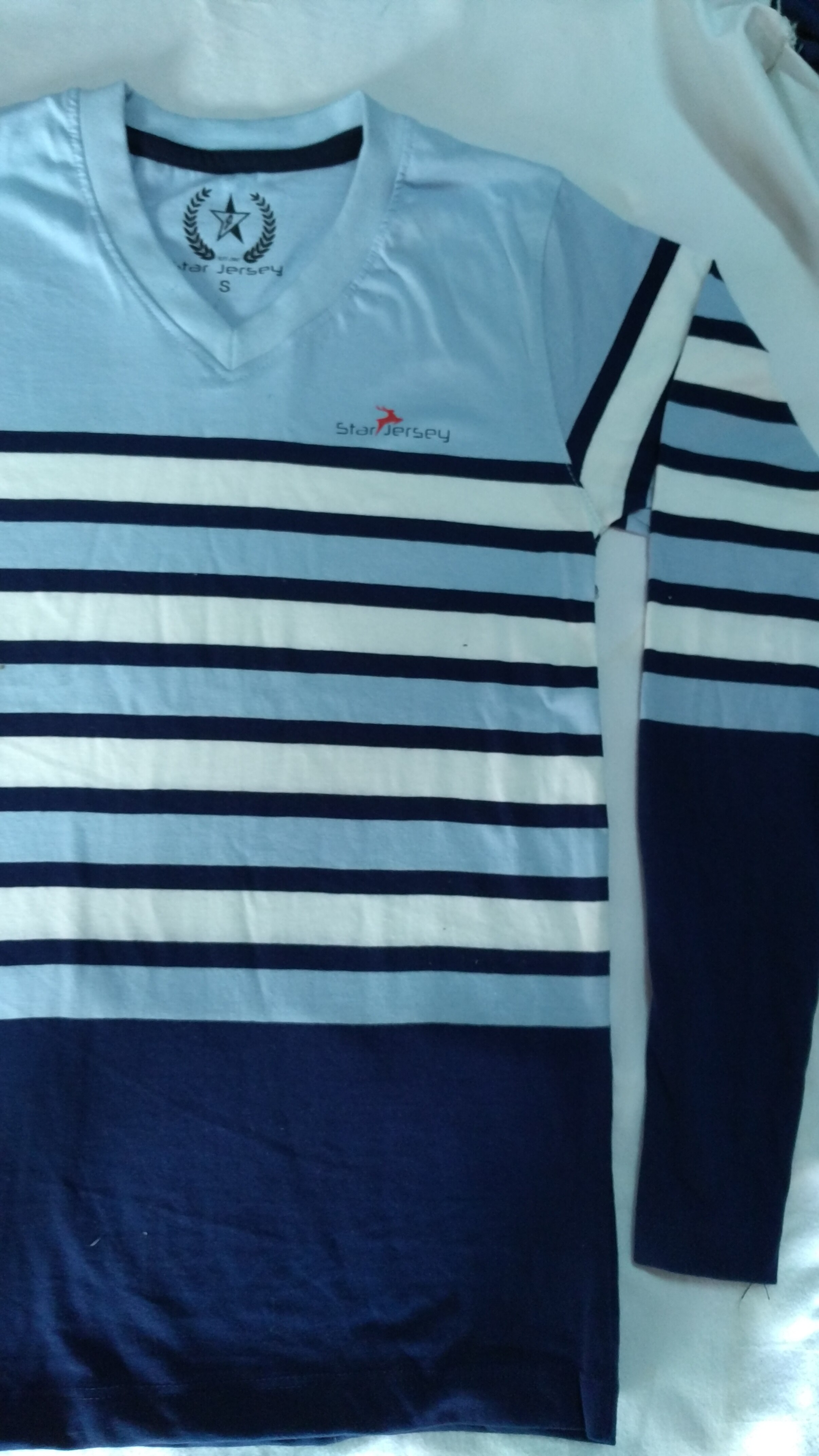 OWN BRAND BOYS V NECK YARN DYED T SHIRTS