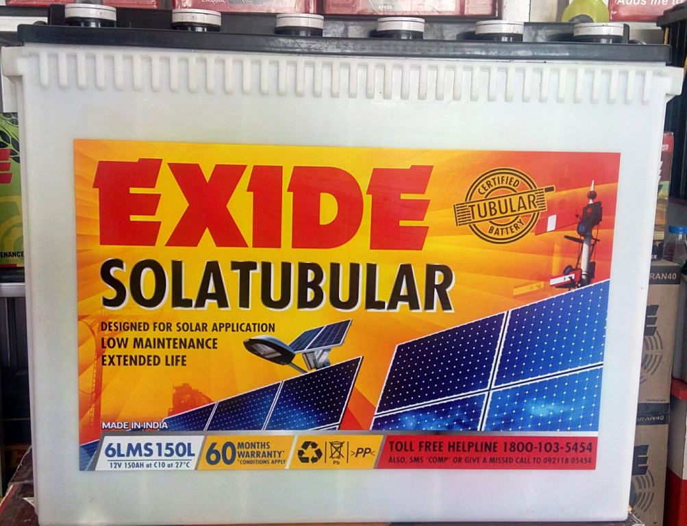12V ,150AH@C10 rate
Ideally designed for daily cyclic application
60 Months Warranty
Next day Delivery in bangalore location
6LMS150L Single battery
Ultra low maintenance
Excellent charging efficiency
Low rate of self discharge
Superior voltage and energy output profile
