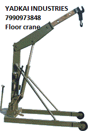 hydraulic heavy duty floor crane for long life and smoothly usage.