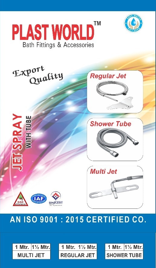 BEST QUALITY JET SPRAYS(FOR ALL TYPES OF TOILET SEATS) MANUFACTURED AND SUPPLIED TO THE MARKET THROUGH OUR RELIABLE AND WIDE DISTRIBUTION CHANNEL.
SS FINISH
BRAIDED PIPE