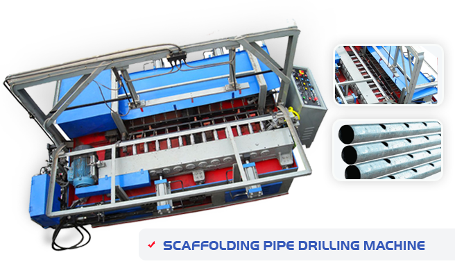 Keeping in mind the growing requirements of Scaffolding Industries, we are engaged in offering sophisticated range of Multi Spindles Drill Machines for Inner Prop. These machines are widely used for Drilling of the Components Specially in Inner Prop. Available in different capacities, these are widely appreciated by clients for high performance and low maintenance.This Machine is specially design to boost the Production at lowest labour cost with high level of accuracy in Inner Prop (Scaffolding).
