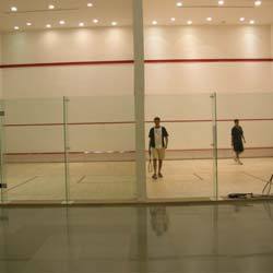 In order to fulfill the changing demands of our customers, we are offering a quality range of Squash Court Flooring.These products are manufactured by the experienced professionals keeping in mind the impact loads, which are created when players or spectators run against the wall. The walls of the squash courts are tempered, toughened and celled for playing & viewing.
The Wall:
The walls of squash courts have flexural strength and provides excellent impact due to the superior quality raw material used in manufacturing. These walls are appreciated for their features such as resistance against crack, excellent bond, high durability and low maintenance cost. Moreover, we offer our customers a wide choice of standard alternatives in either freestanding or fixed-head types. We also offer a complete range of option for side and back walls for permanent tournament venues.
Glass Wall Fittings:
The glass wall fittings offered by us are manufactured in conformation with the WSF standards & specifications. These fittings are of high quality and have excellent strength nylon pieces, which help in strengthening a glass wall in the clients' squash or racket ball court. Our offered wall fittings are small and clean shaped to prevent any annoyance for players and spectators. Moreover, these fittings are FP four panel freestanding type along with full height glass support fins. The products have SP two panel freestanding version, which are made on the special order of the customers.
Resilience & Appropriate Friction:
The offered wooden floorings are manufactured by the professionals following the norms laid down by FIBA, WSF and MFMA in all aspects. These floorings provide controlled ball bounce as well as perfect comfort underfoot. Our floorings are highly resilient and are preferable for free floating sports floors. Each and every piece of the flooring is seasoned, tongue and grooved with utmost perfection and coated underneath with polyurethanes for moisture proofness. Moreover, these are manufactured by the experts from single stripe, solid wood. Each board measuring 18/20/22 mm thick and width of 57 mm to 87 mm. Staggering length measuring from 450 mm to 1350 mm.
More Information:
Suitable for basket ball or indoor volley ball, gymnastic and aerobics
Provided by us in varied species, maple-steam beech-hevea and teak
Stripes glued to form a single piece of 20/22 mm x 129 mm x 1830 mm in Hevea, WSF approved flooring for squash courts and badminton flooring
Dedicated sub-constructions