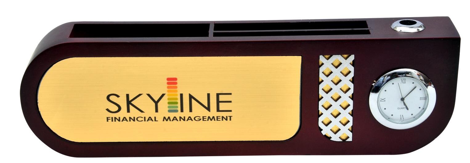 DW 2724G We have been recognized as the manufacturer and supplier of the attractive range of multipurpose Wooden Pen Stand. Manufactured from the premium quality base materials, the products are designed as per the latest trends. The products undergo a series of quality checks to ensure that we are offering the premium and defect free range.
Features:
Premium Quality
Reasonable
Latest Designs