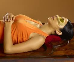 Netrabasti/Netratarpan
(Ayurveda Eye Care Therapy)---
This treatment maintains the health of eyes.Medicated oil or ghee is filled in the floor compartment constructed around the eyes and left in place for a fixed duration of time. This procedure nourishes and gives strength to the eyes, it cures the eye diseases .
Indications ---
1.Retinopathy
2.Computer vision syndrome
3. Feeling of darkness in front of eyes
4.Eye stiffness
5.Dryness of eyes
6.Injury to the eye 7.Abnormal deviation of eyeball
8.Difficulty to open or close eyes
9.Glaucoma
10.Conjunctivitis
11.Keratitis --inflammation of cornea 12.Redness of eyes, tearing , pain irritation