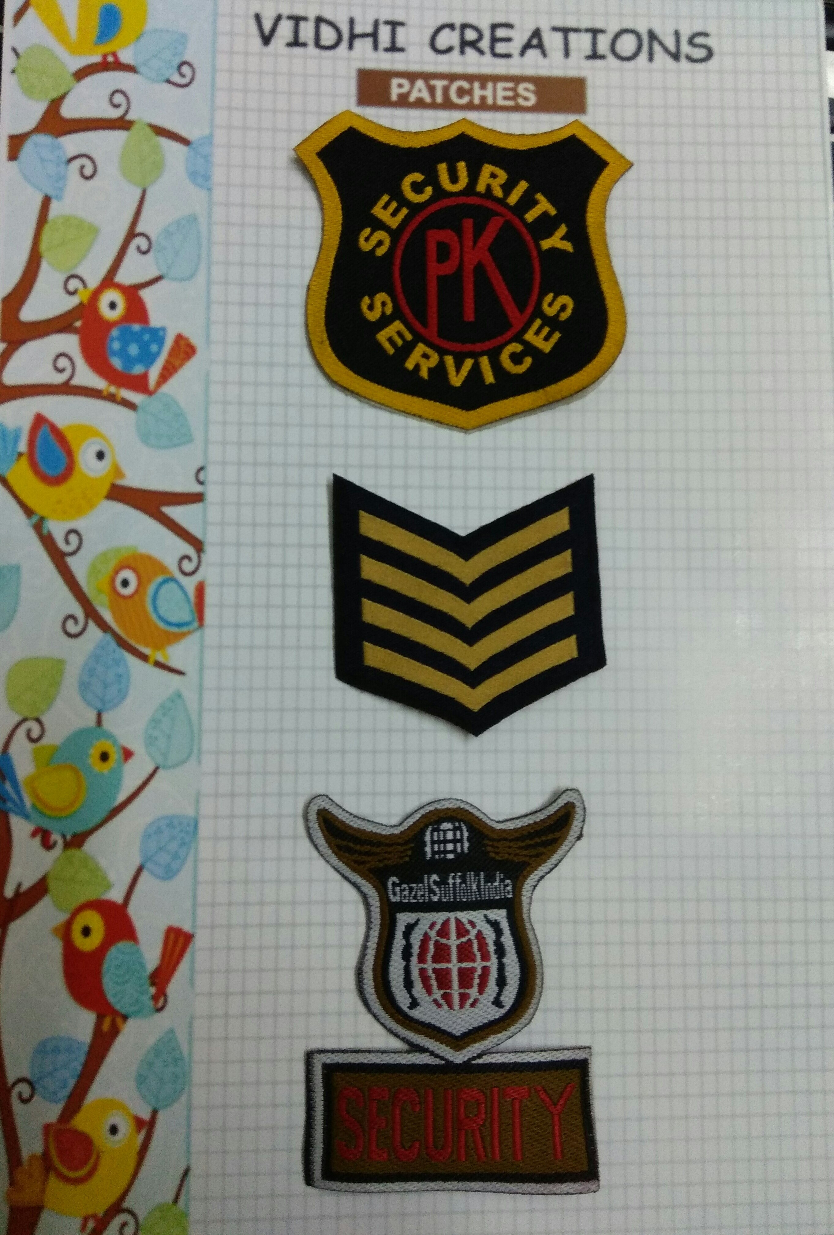 USED FOR FOR PRIVATE SECURITY UNIFORMS