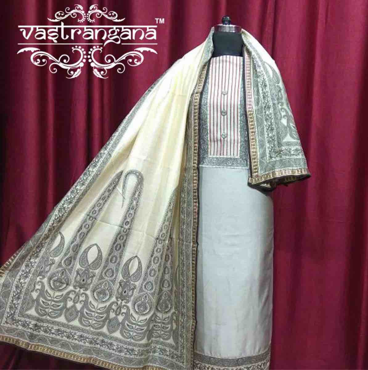Maheshwari Silk with Cotton Bottom and Mashwari Dupatta