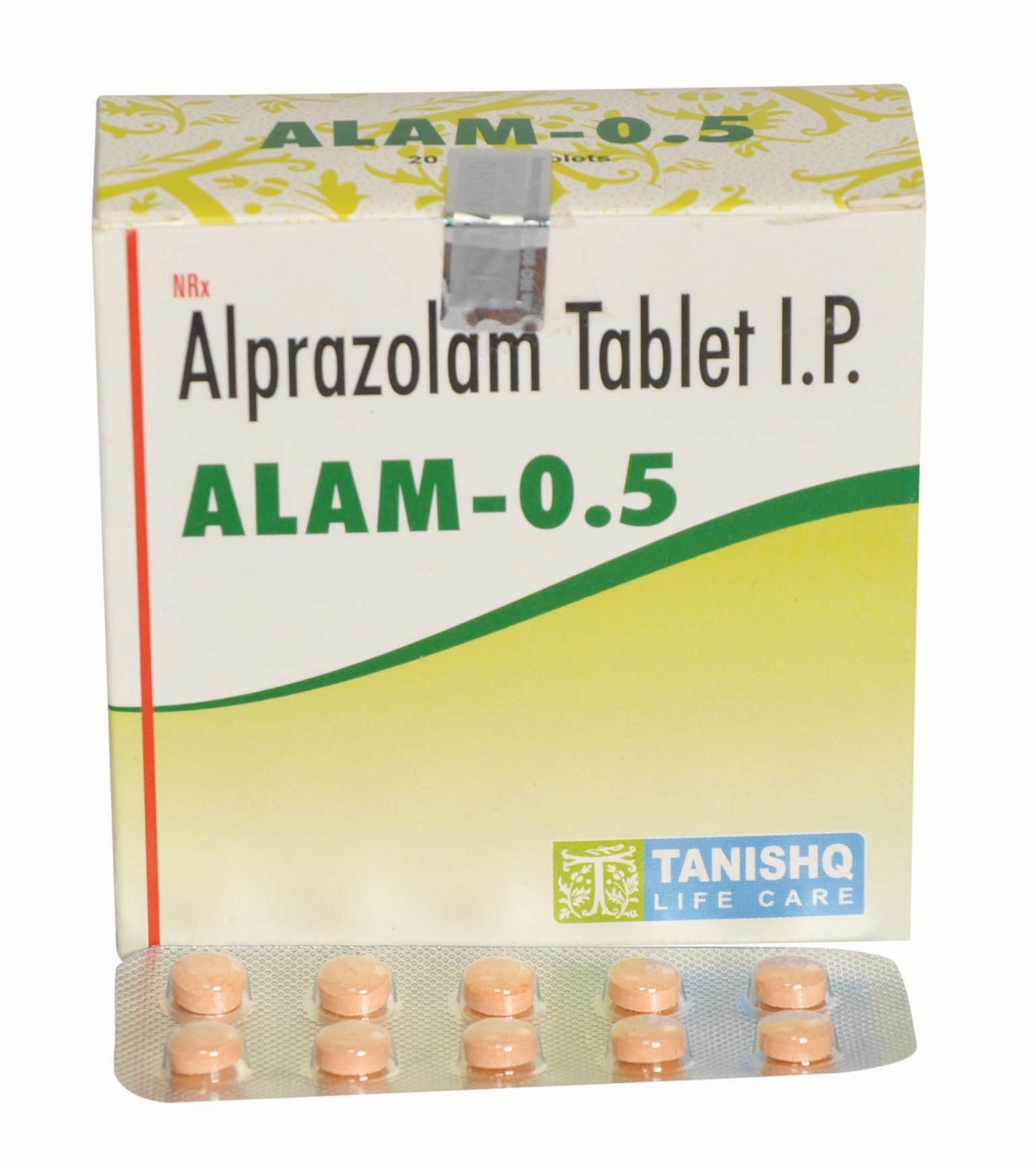 Alprazolam 0.5 Mg Yellow