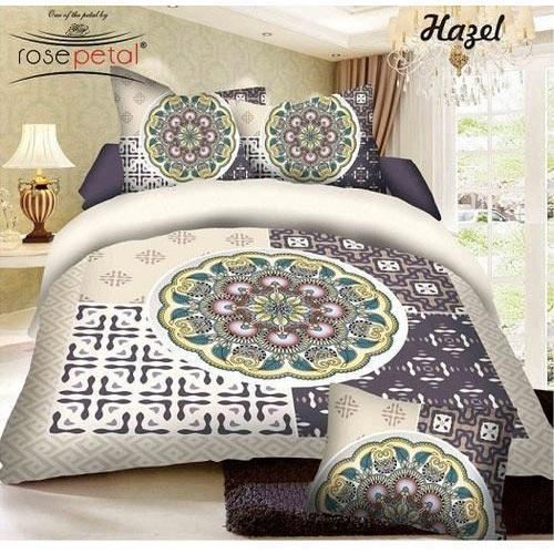 Leading Wholesale Trader of Fancy 5D Bedsheet, Designer 5D Bedsheet, Printed 5D Bedsheet, 5D Bedsheet and 5D Bedsheets from Mumbai.
The Fancy 5D Bedsheet provided by us is acclaimed for its attractive and eye catching designs. This bedsheet is well known for its superior tearing strength and easily washable fabric.
Features:
Fancy design
Greater tearing strength
Can be washed easily
Looks attractive
Eye catching designs
Looks colorful
