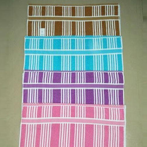 Offering you a complete choice of products which include Towel Napkin, Fancy Towel Napkin, Colored Towel Napkin, Designer Towel Napkin and Stylish Towel Napkin.
We are engaged in the provision of premium quality Towel Napkin to clients at leading market rates. This napkin is acclaimed for its superior tearing strength and eye catching looks.
Features:
• Striped design
• Exceptional tearing strength
• Skin sensitive fabric
• Eye catching prints
• Colorful towels
• Dries faster