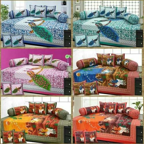 Wholesale Trader of Bedsheet King Size - Designer Bedsheet King Size, Printed Bed Bedsheet , Fancy Bed Bedsheet and Fashionable Bed Bedsheet offered by Raheja Textiles, Mumbai, Maharashtra.